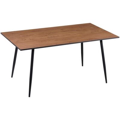 Möbelix , Naturfarben, Schwarz , Metall, Holzwerkstoff , rechteckig , 160x76x90 cm , Esszimmer, Esszimmertische, Esstische, Holztische, Esstische Holz Möbelix , Naturfarben, Schwarz , Metall, Holzwerkstoff , rechteckig , 160x76x90 cm , Esszimmer, Esszimmertische, Esstische, Holztische, Esstische Holz