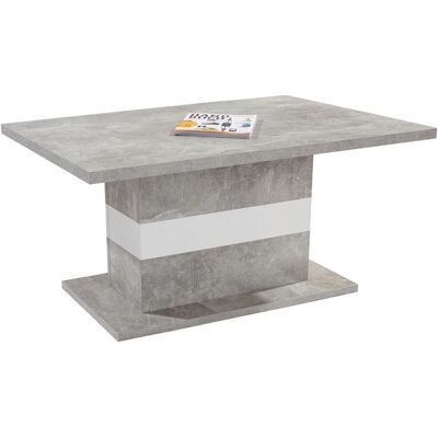 Möbelix , Grau, Weiß , rechteckig , 110x49x67 cm , Wohnzimmer, Wohnzimmertische, Couchtische Möbelix , Grau, Weiß , rechteckig , 110x49x67 cm , Wohnzimmer, Wohnzimmertische, Couchtische