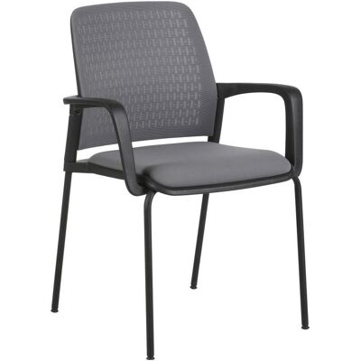 Möbelix , Grau, Schwarz , Metall, Kunststoff, Textil , 60x85x55 cm , Büromöbel, Bürostühle, Besucherstühle Möbelix , Grau, Schwarz , Metall, Kunststoff, Textil , 60x85x55 cm , Büromöbel, Bürostühle, Besucherstühle