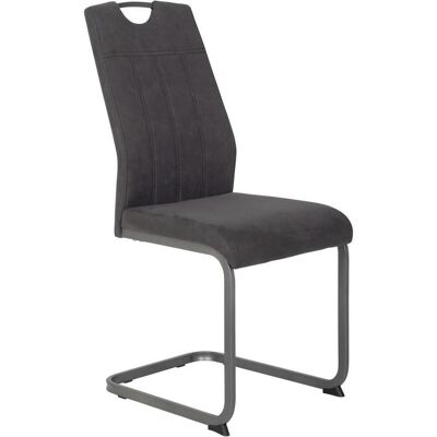 Möbelix , Anthrazit, Grau , Metall, Textil , 43x98x58 cm , mit Griff , Esszimmer, Esszimmerstühle, Polsterstühle Möbelix , Anthrazit, Grau , Metall, Textil , 43x98x58 cm , mit Griff , Esszimmer, Esszimmerstühle, Polsterstühle
