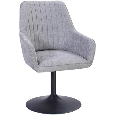 Mid.you , Grau, Schwarz , Metall, Textil , 61x90x61 cm , Sitzfläche 360° drehbar , Esszimmer, Esszimmerstühle, Polsterstühle Mid.you , Grau, Schwarz , Metall, Textil , 61x90x61 cm , Sitzfläche 360° drehbar , Esszimmer, Esszimmerstühle, Polsterstühle