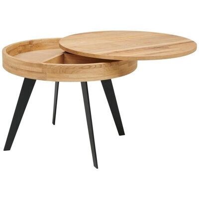 Möbelix , Naturfarben, Schwarz , Holz, Metall, Holzwerkstoff , Eiche , furniert, Sperrholz , rund , 56 cm , Stauraum , Wohnzimmer, Wohnzimmertische, Couchtische, Couchtische rund Möbelix , Naturfarben, Schwarz , Holz, Metall, Holzwerkstoff , Eiche , furniert, Sperrholz , rund , 56 cm , Stauraum , Wohnzimmer, Wohnzimmertische, Couchtische, Couchtische rund