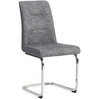 Möbelix , Grau , Metall, Textil , 48x95x60 cm , Esszimmer, Esszimmerstühle, Polsterstühle Möbelix , Grau , Metall, Textil , 48x95x60 cm , Esszimmer, Esszimmerstühle, Polsterstühle