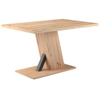 Möbelix , Schwarz, Eichefarben , Holzwerkstoff , rechteckig , 138x76x90 cm , Esszimmer, Esszimmertische, Esstische, Holztische, Esstische Holz Möbelix , Schwarz, Eichefarben , Holzwerkstoff , rechteckig , 138x76x90 cm , Esszimmer, Esszimmertische, Esstische, Holztische, Esstische Holz