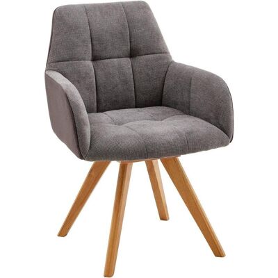 James Wood , Grau , Holz , Eiche , 61x88x66.5 cm , Esszimmer, Esszimmerstühle, Polsterstühle James Wood , Grau , Holz , Eiche , 61x88x66.5 cm , Esszimmer, Esszimmerstühle, Polsterstühle