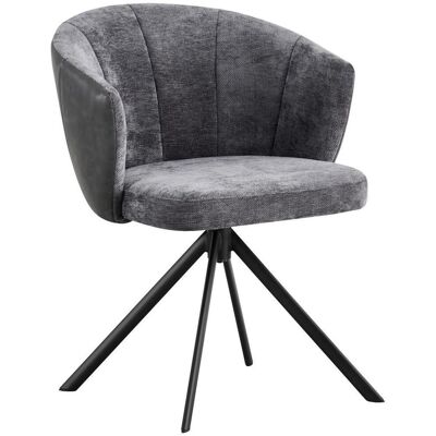 Möbelix , Grau, Schwarz , Metall, Textil , 59x78x63 cm , Sitzfläche 360° drehbar , Esszimmer, Esszimmerstühle, Lederstühle Esszimmer, Lederlook Stühle Möbelix , Grau, Schwarz , Metall, Textil , 59x78x63 cm , Sitzfläche 360° drehbar , Esszimmer, Esszimmerstühle, Lederstühle Esszimmer, Lederlook Stühle