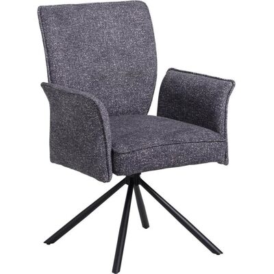Möbelix , Anthrazit , Metall, Textil , Füllung: Schaumstoff, Taschenfederkern , 49x90x60 cm , Wippfunktion, Sitzfläche 360° drehbar, ergonomische Rückenlehne, gepolsterte Armlehnen , Esszimmer, Esszimmerstühle, Polsterstühle Möbelix , Anthrazit , Metall, Textil , Füllung: Schaumstoff, Taschenfederkern , 49x90x60 cm , Wippfunktion, Sitzfläche 360° drehbar, ergonomische Rückenlehne, gepolsterte Armlehnen , Esszimmer, Esszimmerstühle, Polsterstühle
