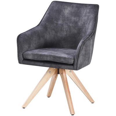 Möbelix , Schwarz , Holz, Textil , Kautschukholz , massiv , Füllung: Schaumstoff , 62x83x63 cm , Sitzfläche 360° drehbar , Esszimmer, Esszimmerstühle, Polsterstühle Möbelix , Schwarz , Holz, Textil , Kautschukholz , massiv , Füllung: Schaumstoff , 62x83x63 cm , Sitzfläche 360° drehbar , Esszimmer, Esszimmerstühle, Polsterstühle