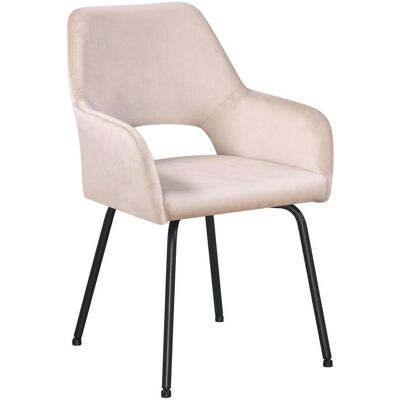 Möbelix , Schwarz, Beige , Metall, Textil , 58x86x59 cm , Esszimmer, Esszimmerstühle, Polsterstühle Möbelix , Schwarz, Beige , Metall, Textil , 58x86x59 cm , Esszimmer, Esszimmerstühle, Polsterstühle