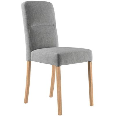 Möbelix , Grau , Holz, Textil , Eiche , vollmassiv , Füllung: Polyetherschaumkern , 43x91x58 cm , Esszimmer, Esszimmerstühle, Polsterstühle Möbelix , Grau , Holz, Textil , Eiche , vollmassiv , Füllung: Polyetherschaumkern , 43x91x58 cm , Esszimmer, Esszimmerstühle, Polsterstühle