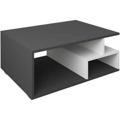 Mid.you , Anthrazit, Weiß , Kunststoff , rechteckig , 40x50x80 cm , offenes Fach, einfacher Aufbau , Wohnzimmer, Wohnzimmertische, Couchtische Mid.you , Anthrazit, Weiß , Kunststoff , rechteckig , 40x50x80 cm , offenes Fach, einfacher Aufbau , Wohnzimmer, Wohnzimmertische, Couchtische
