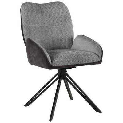 Mid.you , Grau , Holz, Metall, Textil , Pappel , Sperrholz , 54x87x62 cm , Esszimmer, Esszimmerstühle, Polsterstühle Mid.you , Grau , Holz, Metall, Textil , Pappel , Sperrholz , 54x87x62 cm , Esszimmer, Esszimmerstühle, Polsterstühle