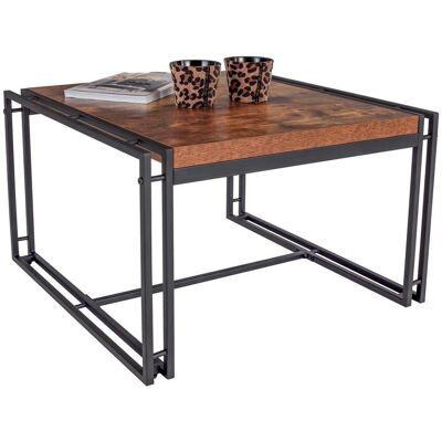 Möbelix , Naturfarben, Schwarz , Metall, Kunststoff, Holzwerkstoff , quadratisch , 72x45x72 cm , Wohnzimmer, Wohnzimmertische, Couchtische, Couchtische Metall Möbelix , Naturfarben, Schwarz , Metall, Kunststoff, Holzwerkstoff , quadratisch , 72x45x72 cm , Wohnzimmer, Wohnzimmertische, Couchtische, Couchtische Metall