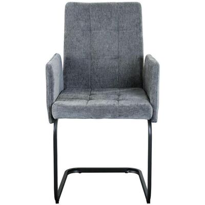 Mid.you , Hellgrau , Metall, Textil , 52x91x59.5 cm , Esszimmer, Esszimmerstühle, Polsterstühle Mid.you , Hellgrau , Metall, Textil , 52x91x59.5 cm , Esszimmer, Esszimmerstühle, Polsterstühle