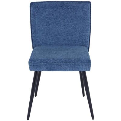 Mid.you , Blau, Braun , Metall, Textil , 57x84x48 cm , Esszimmer, Esszimmerstühle, Polsterstühle Mid.you , Blau, Braun , Metall, Textil , 57x84x48 cm , Esszimmer, Esszimmerstühle, Polsterstühle