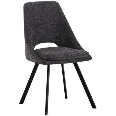 Mid.you , Dunkelgrau , Holz, Metall, Textil , Pappel , Sperrholz , Füllung: Schaumstoff , 46x85.5x58 cm , Fsc, Bsci , Esszimmer, Esszimmerstühle, Polsterstühle Mid.you , Dunkelgrau , Holz, Metall, Textil , Pappel , Sperrholz , Füllung: Schaumstoff , 46x85.5x58 cm , Fsc, Bsci , Esszimmer, Esszimmerstühle, Polsterstühle