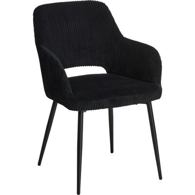 Mid.you , Schwarz , Holz, Metall, Textil , Pappel , Sperrholz , 57x83.5x63 cm , Bsci , inklusive Armlehnen , Esszimmer, Esszimmerstühle, Polsterstühle Mid.you , Schwarz , Holz, Metall, Textil , Pappel , Sperrholz , 57x83.5x63 cm , Bsci , inklusive Armlehnen , Esszimmer, Esszimmerstühle, Polsterstühle
