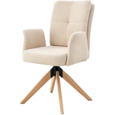 Livetastic , Beige , Holz, Metall, Textil , Eiche, Pappel , massiv, Sperrholz , 60x94x66 cm , Sitzfläche 360° drehbar , Esszimmer, Esszimmerstühle, Polsterstühle Livetastic , Beige , Holz, Metall, Textil , Eiche, Pappel , massiv, Sperrholz , 60x94x66 cm , Sitzfläche 360° drehbar , Esszimmer, Esszimmerstühle, Polsterstühle
