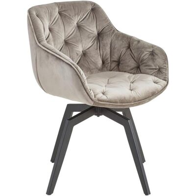 Livetastic , Grau, Schwarz , Holz, Metall, Textil , Pappel , Sperrholz , 59.5x84x63.5 cm , Sitzfläche 360° drehbar , Esszimmer, Esszimmerstühle, Polsterstühle Livetastic , Grau, Schwarz , Holz, Metall, Textil , Pappel , Sperrholz , 59.5x84x63.5 cm , Sitzfläche 360° drehbar , Esszimmer, Esszimmerstühle, Polsterstühle