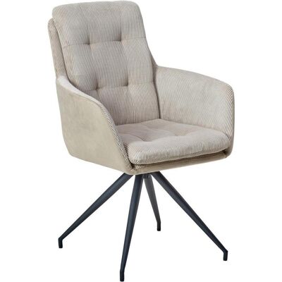 Mid.you , Beige , Metall, Textil , 60x94x64 cm , Esszimmer, Esszimmerstühle, Polsterstühle Mid.you , Beige , Metall, Textil , 60x94x64 cm , Esszimmer, Esszimmerstühle, Polsterstühle
