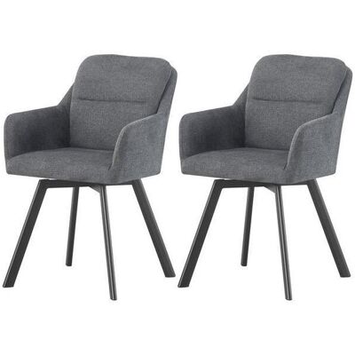 Mid.you , Anthrazit , Metall , 53x87x62 cm , Oeko-Tex® Standard 100, FSC 100% , Sitzfläche 360° drehbar , Esszimmer, Esszimmerstühle, Polsterstühle Mid.you , Anthrazit , Metall , 53x87x62 cm , Oeko-Tex® Standard 100, FSC 100% , Sitzfläche 360° drehbar , Esszimmer, Esszimmerstühle, Polsterstühle