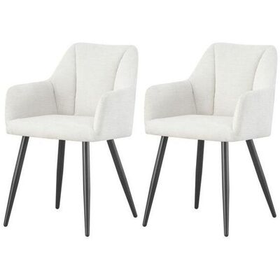 Mid.you , Creme , Metall , 55x82x62 cm , Oeko-Tex® Standard 100, FSC 100% , Esszimmer, Esszimmerstühle, Polsterstühle Mid.you , Creme , Metall , 55x82x62 cm , Oeko-Tex® Standard 100, FSC 100% , Esszimmer, Esszimmerstühle, Polsterstühle