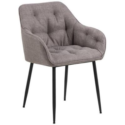 Mid.you , Graubraun , Metall , Füllung: Polyurethan (Pur) , 58x83x55 cm , Esszimmer, Esszimmerstühle, Polsterstühle Mid.you , Graubraun , Metall , Füllung: Polyurethan (Pur) , 58x83x55 cm , Esszimmer, Esszimmerstühle, Polsterstühle