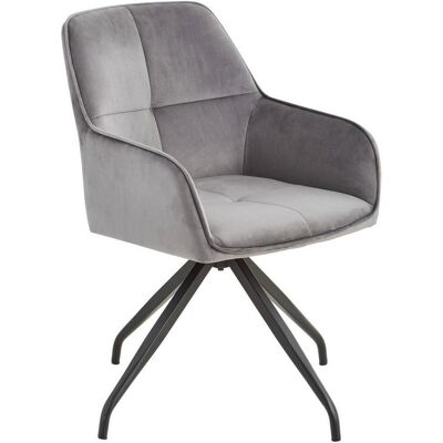 Livetastic , Grau, Schwarz , Holz, Metall, Textil , Pappel , Sperrholz , 57x83.5x60 cm , Sitzfläche 360° drehbar , Esszimmer, Esszimmerstühle, Polsterstühle Livetastic , Grau, Schwarz , Holz, Metall, Textil , Pappel , Sperrholz , 57x83.5x60 cm , Sitzfläche 360° drehbar , Esszimmer, Esszimmerstühle, Polsterstühle