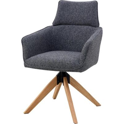 Livetastic , Anthrazit , Holz, Metall, Textil , Eiche, Pappel , massiv, Sperrholz , 60x94x67 cm , Sitzfläche 360° drehbar , Esszimmer, Esszimmerstühle, Polsterstühle Livetastic , Anthrazit , Holz, Metall, Textil , Eiche, Pappel , massiv, Sperrholz , 60x94x67 cm , Sitzfläche 360° drehbar , Esszimmer, Esszimmerstühle, Polsterstühle