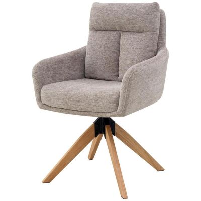 Livetastic , Taupe , Holz, Metall, Textil , Eiche, Pappel , massiv, Sperrholz , 59x92x63 cm , Sitzfläche 360° drehbar , Esszimmer, Esszimmerstühle, Polsterstühle Livetastic , Taupe , Holz, Metall, Textil , Eiche, Pappel , massiv, Sperrholz , 59x92x63 cm , Sitzfläche 360° drehbar , Esszimmer, Esszimmerstühle, Polsterstühle