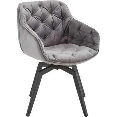 Livetastic , Schwarz, Dunkelgrau , Holz, Metall, Textil , Pappel , Sperrholz , 59.5x84x53.5 cm , Sitzfläche 360° drehbar , Esszimmer, Esszimmerstühle, Polsterstühle Livetastic , Schwarz, Dunkelgrau , Holz, Metall, Textil , Pappel , Sperrholz , 59.5x84x53.5 cm , Sitzfläche 360° drehbar , Esszimmer, Esszimmerstühle, Polsterstühle