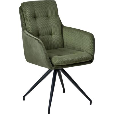 Mid.you , Grün , Metall, Textil , 60x94x64 cm , Esszimmer, Esszimmerstühle, Polsterstühle Mid.you , Grün , Metall, Textil , 60x94x64 cm , Esszimmer, Esszimmerstühle, Polsterstühle