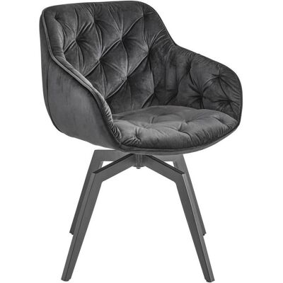 Livetastic , Schwarz , Holz, Metall, Textil , Pappel , Sperrholz , 59.5x84x63.5 cm , Sitzfläche 360° drehbar , Esszimmer, Esszimmerstühle, Polsterstühle Livetastic , Schwarz , Holz, Metall, Textil , Pappel , Sperrholz , 59.5x84x63.5 cm , Sitzfläche 360° drehbar , Esszimmer, Esszimmerstühle, Polsterstühle