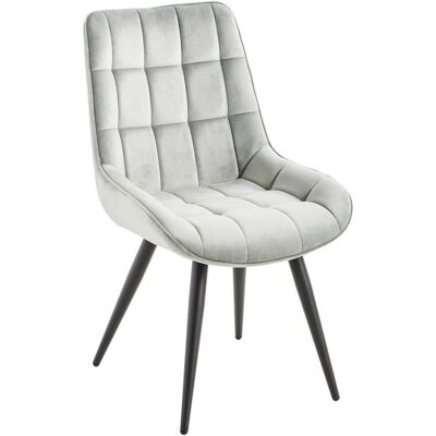 Mid.you , Grau, Schwarz , Metall, Textil , 53.5x90x62 cm , Esszimmer, Esszimmerstühle, Polsterstühle Mid.you , Grau, Schwarz , Metall, Textil , 53.5x90x62 cm , Esszimmer, Esszimmerstühle, Polsterstühle