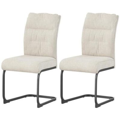 Mid.you , Creme , Metall , 47x94x61 cm , Oeko-Tex® Standard 100, FSC 100% , Esszimmer, Esszimmerstühle, Polsterstühle Mid.you , Creme , Metall , 47x94x61 cm , Oeko-Tex® Standard 100, FSC 100% , Esszimmer, Esszimmerstühle, Polsterstühle