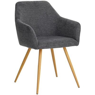 Mid.you , Anthrazit , Metall, Textil , 56x81.5x63 cm , Esszimmer, Esszimmerstühle, Polsterstühle Mid.you , Anthrazit , Metall, Textil , 56x81.5x63 cm , Esszimmer, Esszimmerstühle, Polsterstühle