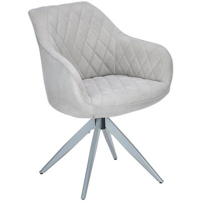 Livetastic , Hellgrau , Metall, Textil , 59x84x59 cm , Sitzfläche 360° drehbar , Esszimmer, Esszimmerstühle, Polsterstühle Livetastic , Hellgrau , Metall, Textil , 59x84x59 cm , Sitzfläche 360° drehbar , Esszimmer, Esszimmerstühle, Polsterstühle