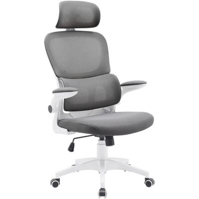 Möbelix , Grau, Weiß , Kunststoff, Textil , 62x115-125x65 cm , ergonomische Rückenlehne , Büromöbel, Bürostühle, Chefsessel Möbelix , Grau, Weiß , Kunststoff, Textil , 62x115-125x65 cm , ergonomische Rückenlehne , Büromöbel, Bürostühle, Chefsessel