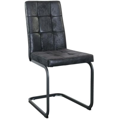Mid.you , Schwarz , Metall, Textil , 43x92x56 cm , Esszimmer, Esszimmerstühle, Polsterstühle Mid.you , Schwarz , Metall, Textil , 43x92x56 cm , Esszimmer, Esszimmerstühle, Polsterstühle