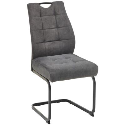 Mid.you , Grau, Schwarz , Metall, Textil , 46x96x61.5 cm , Esszimmer, Esszimmerstühle, Polsterstühle Mid.you , Grau, Schwarz , Metall, Textil , 46x96x61.5 cm , Esszimmer, Esszimmerstühle, Polsterstühle