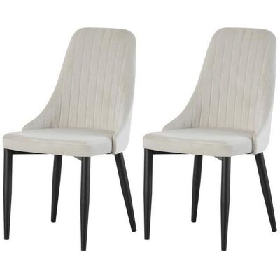 Mid.you , Creme , Metall , 44x88x58 cm , Oeko-Tex® Standard 100, FSC 100% , Esszimmer, Esszimmerstühle, Polsterstühle Mid.you , Creme , Metall , 44x88x58 cm , Oeko-Tex® Standard 100, FSC 100% , Esszimmer, Esszimmerstühle, Polsterstühle