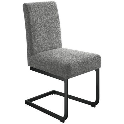 Mid.you , Grau , Metall, Textil , 46x92x62 cm , Esszimmer, Esszimmerstühle, Polsterstühle Mid.you , Grau , Metall, Textil , 46x92x62 cm , Esszimmer, Esszimmerstühle, Polsterstühle