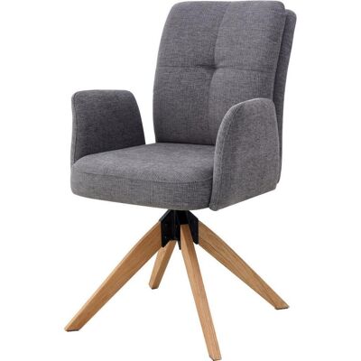 Livetastic , Grau , Holz, Metall, Textil , Eiche, Pappel , massiv, Sperrholz , 60x94x66 cm , Sitzfläche 360° drehbar , Esszimmer, Esszimmerstühle, Polsterstühle Livetastic , Grau , Holz, Metall, Textil , Eiche, Pappel , massiv, Sperrholz , 60x94x66 cm , Sitzfläche 360° drehbar , Esszimmer, Esszimmerstühle, Polsterstühle