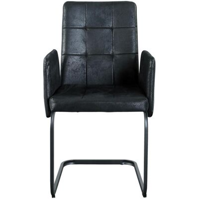 Mid.you , Schwarz , Metall, Textil , 52x91x59.5 cm , Esszimmer, Esszimmerstühle, Polsterstühle Mid.you , Schwarz , Metall, Textil , 52x91x59.5 cm , Esszimmer, Esszimmerstühle, Polsterstühle