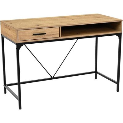 Möbelix , Schwarz, Eiche Artisan , Metall, Holzwerkstoff , 1 Schublade(n) Schubladen , rechteckig , 110x75x46 cm , Büromöbel, Schreibtische, Schreibtische Möbelix , Schwarz, Eiche Artisan , Metall, Holzwerkstoff , 1 Schublade(n) Schubladen , rechteckig , 110x75x46 cm , Büromöbel, Schreibtische, Schreibtische