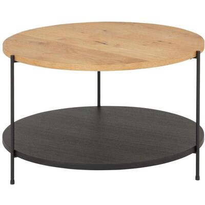 Möbelix , Naturfarben, Schwarz , Holz, Metall, Holzwerkstoff , Eiche , furniert , rund , 70x45x70 cm , Wohnzimmer, Wohnzimmertische, Couchtische, Couchtische rund Möbelix , Naturfarben, Schwarz , Holz, Metall, Holzwerkstoff , Eiche , furniert , rund , 70x45x70 cm , Wohnzimmer, Wohnzimmertische, Couchtische, Couchtische rund