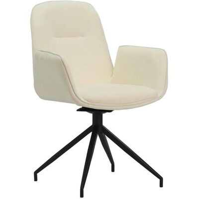 Mid.you , Weiß, Creme, Beige , Metall , 61x89x62 cm , Esszimmer, Esszimmerstühle, Armlehnstühle Mid.you , Weiß, Creme, Beige , Metall , 61x89x62 cm , Esszimmer, Esszimmerstühle, Armlehnstühle