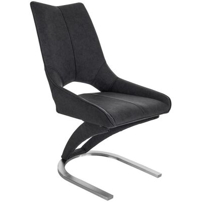 Möbelix , Schwarz , Metall, Textil , 51x92.5x61 cm , Esszimmer, Esszimmerstühle, Polsterstühle Möbelix , Schwarz , Metall, Textil , 51x92.5x61 cm , Esszimmer, Esszimmerstühle, Polsterstühle
