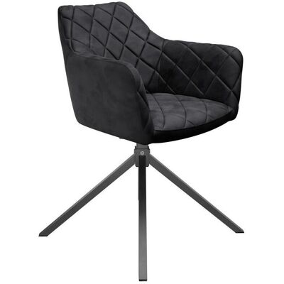 Möbelix , Anthrazit, Schwarz , Metall, Textil , 58x81x54 cm , Sitzfläche 360° drehbar , Esszimmer, Esszimmerstühle, Polsterstühle Möbelix , Anthrazit, Schwarz , Metall, Textil , 58x81x54 cm , Sitzfläche 360° drehbar , Esszimmer, Esszimmerstühle, Polsterstühle