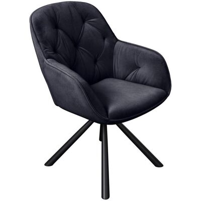 Möbelix , Schwarz , Metall, Textil , 62x85x62 cm , Sitzfläche 360° drehbar , Esszimmer, Esszimmerstühle, Polsterstühle Möbelix , Schwarz , Metall, Textil , 62x85x62 cm , Sitzfläche 360° drehbar , Esszimmer, Esszimmerstühle, Polsterstühle